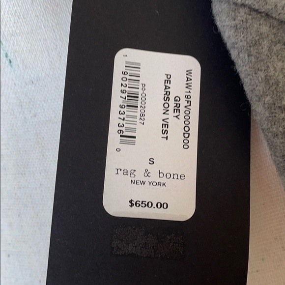 NWT Rag & Bone WoolVest - Picture 6 of 7